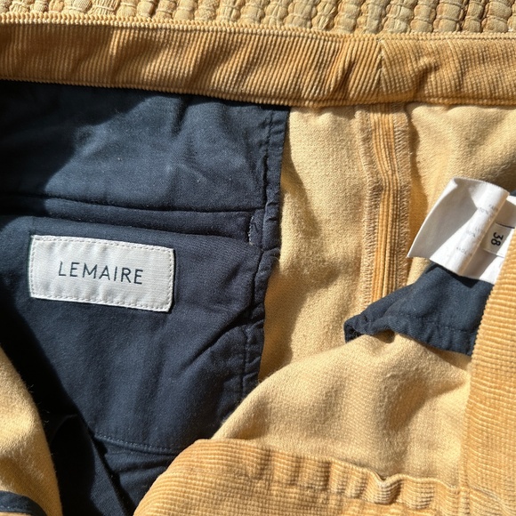 Lemaire Tan Wide Leg Pants - Picture 3 of 3